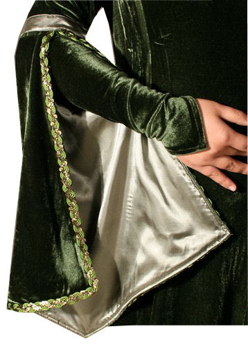 Ladies Medieval Renaissance Costume And Headdress Size 18 - 20 Image